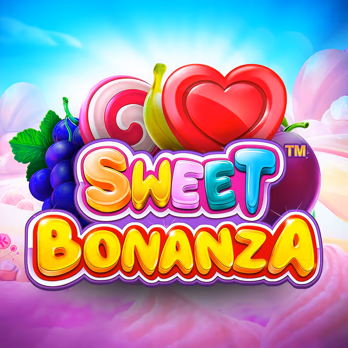 Sweet Bonanza bunter Süßigkeiten-Slot mit fallenden Walzen und Multiplikator-Überraschungen